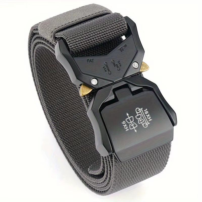 Nouvelle ceinture tactique ceinture élastique à dégagement rapide outillage décontracté ceinture d'entraînement ceinture de pantalon pour hommes