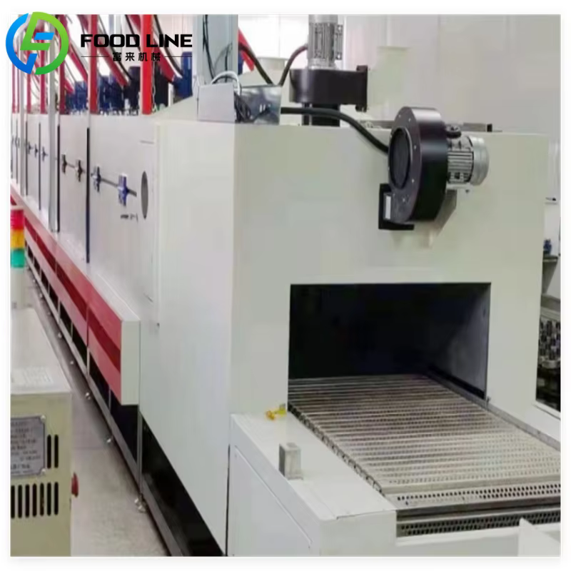 Four tunnel de cuisson pour biscuits et pain à feu direct
