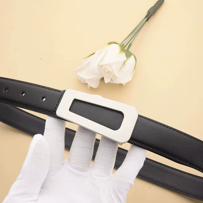 Ceinture en cuir véritable pour femme