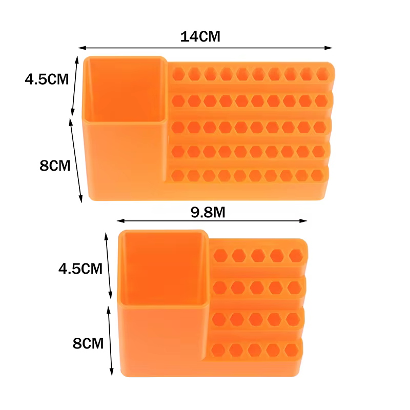 Support de perceuse 1 pièce, organisateur de forets 20/50 trous, support de rangement pour embouts de tournevis, support de tournevis pour panneau perforé, organisateur de tiges hexagonales