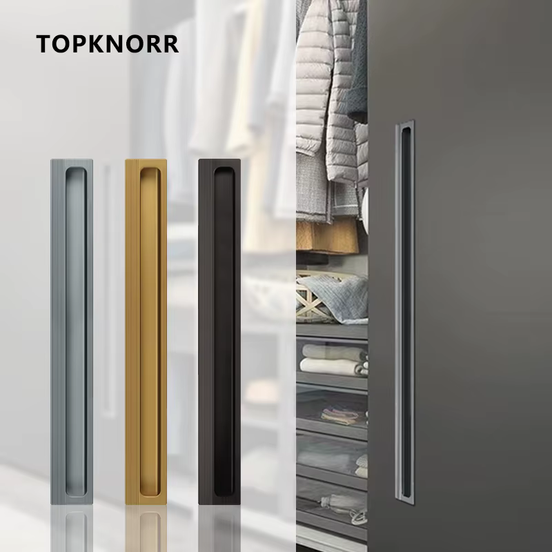 Poignée de porte d'armoire intégrée sans trou, bouton à main, moderne, simple, market, poignée de Cisco, poignée cachée d'armoire MELShoe