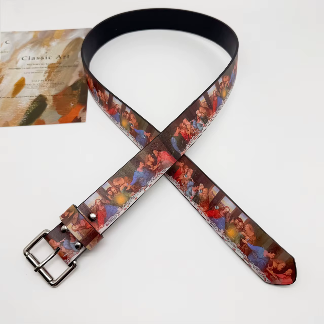 Ceinture large rétro style High Street