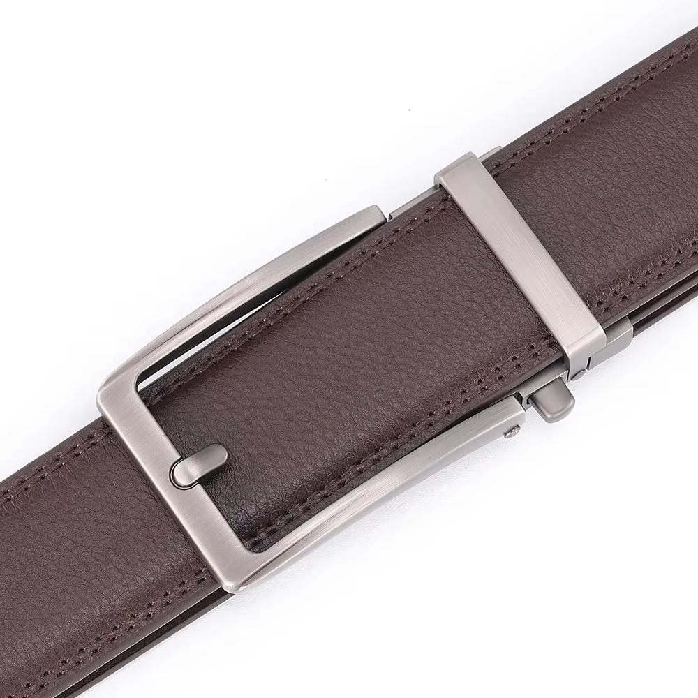 Ceintures clic pour hommes marque de luxe concepteur boucle automatique véritable Original en cuir