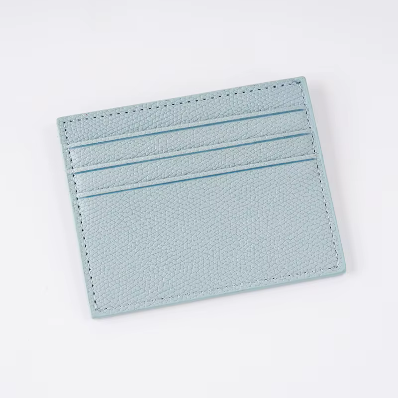 Femmes hommes mince porte-carte portefeuille multi-porte-carte étui en cuir PU banque affaires