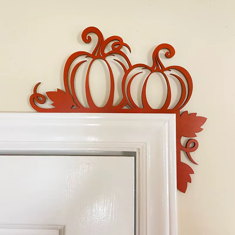 Cadre de porte en bois pour Halloween, décoration d'angle de porte, araignée, chauve-souris fantôme, décoration de Style gothique, ornement d'halloween, nouvelle collection