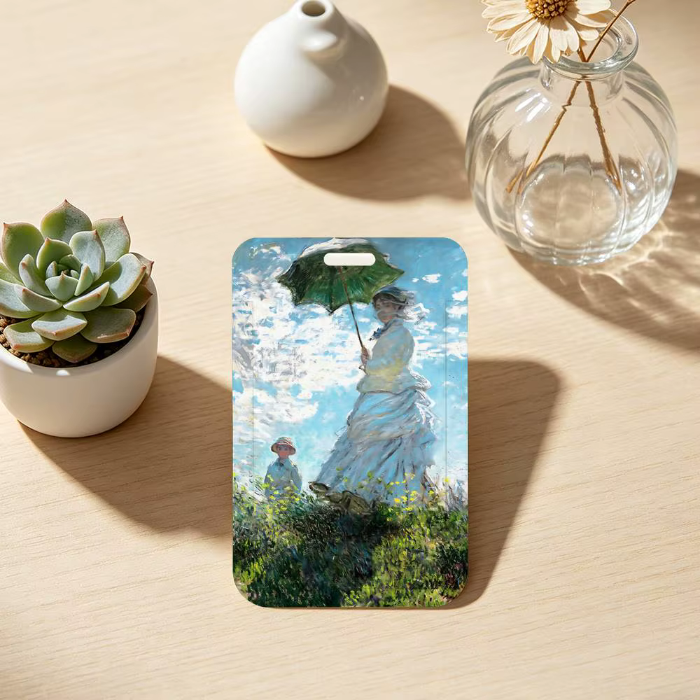 Porte-badge d'artiste Claude Monet avec cordon de cou pour le bureau