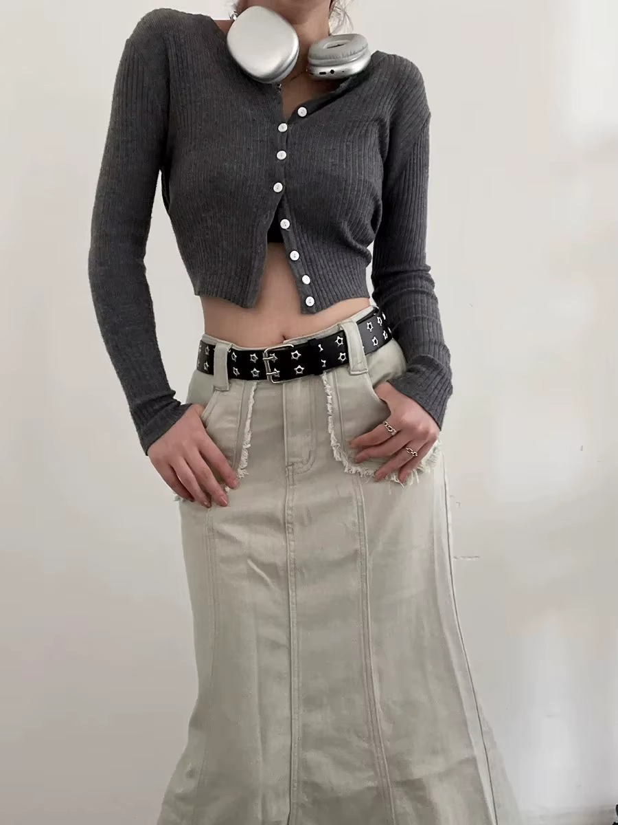 Ceinture pour femme tendance gothique avec boucle