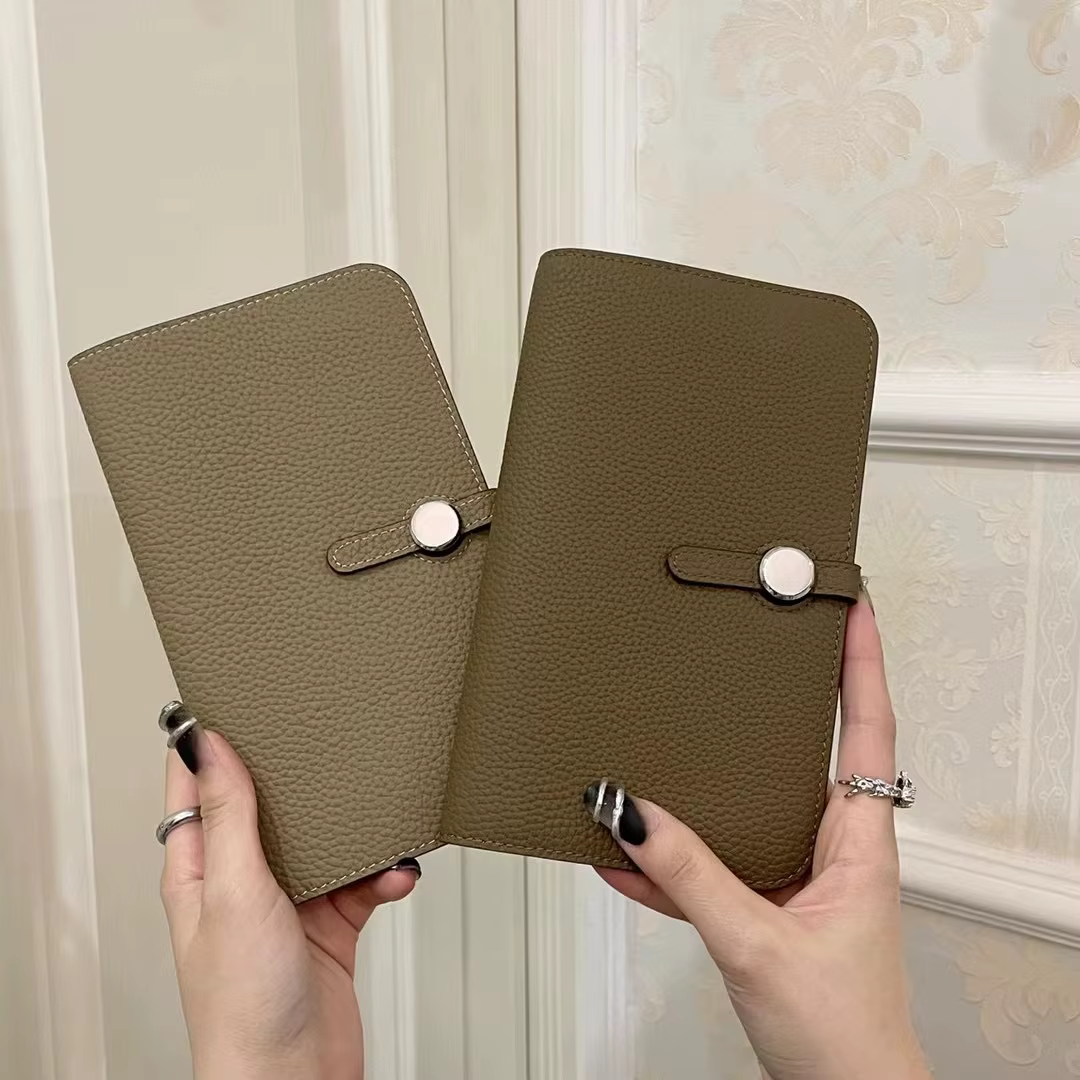 Portefeuille Long en cuir de vache pour femmes