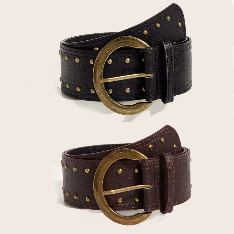 Ceinture large haut de gamme pour femmes